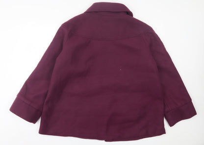 Womens UK Size 18 Anne De Lancay Pink Overcoat