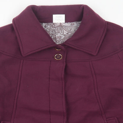 Womens UK Size 18 Anne De Lancay Pink Overcoat