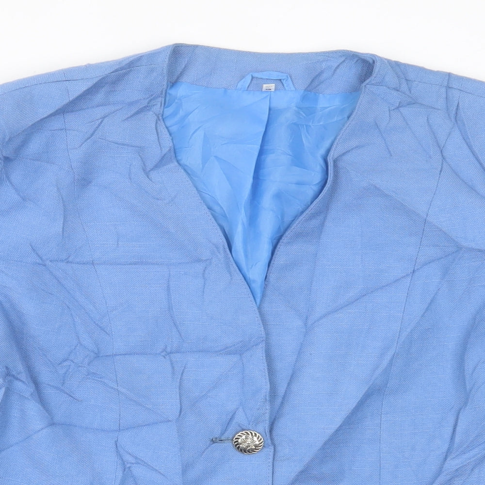 Womens UK Size 14 Preworn Blue Jacket