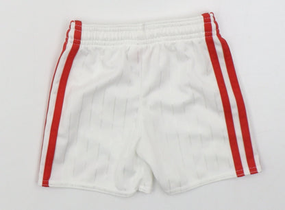 O'Neills Boys White  Polyester Sweatpants Trousers Size 0-3 Months   - Corgaigh