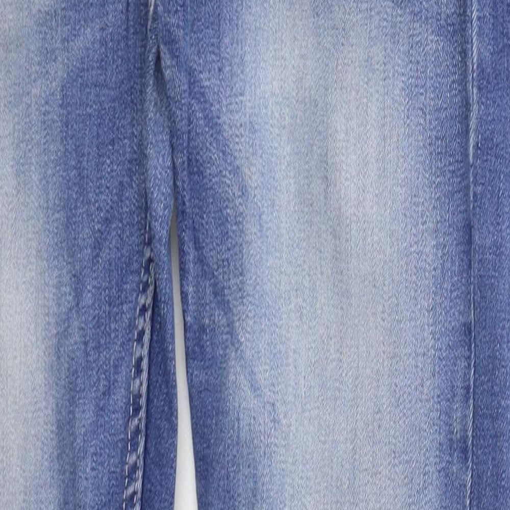 Denim Co Womens Blue  Cotton Skinny Jeans Size 8 L29 in Regular Button