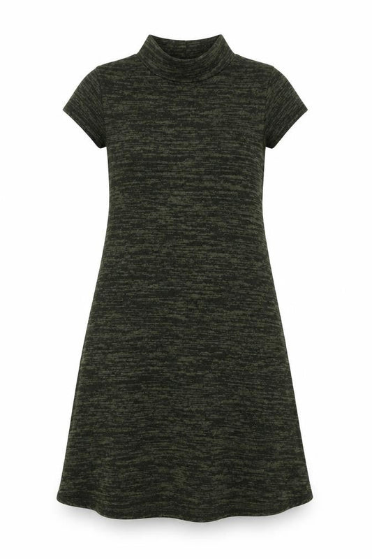 Select Womens Green  Polyester A-Line  Size 6  Mock Neck Pullover