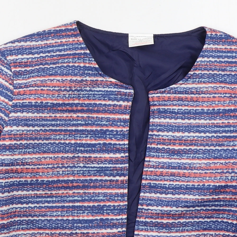 Womens UK Size S Anne De Lancay Blue Jacket
