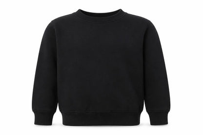 H&M Boys Black  Cotton Pullover Sweatshirt Size 9-10 Years  Pullover