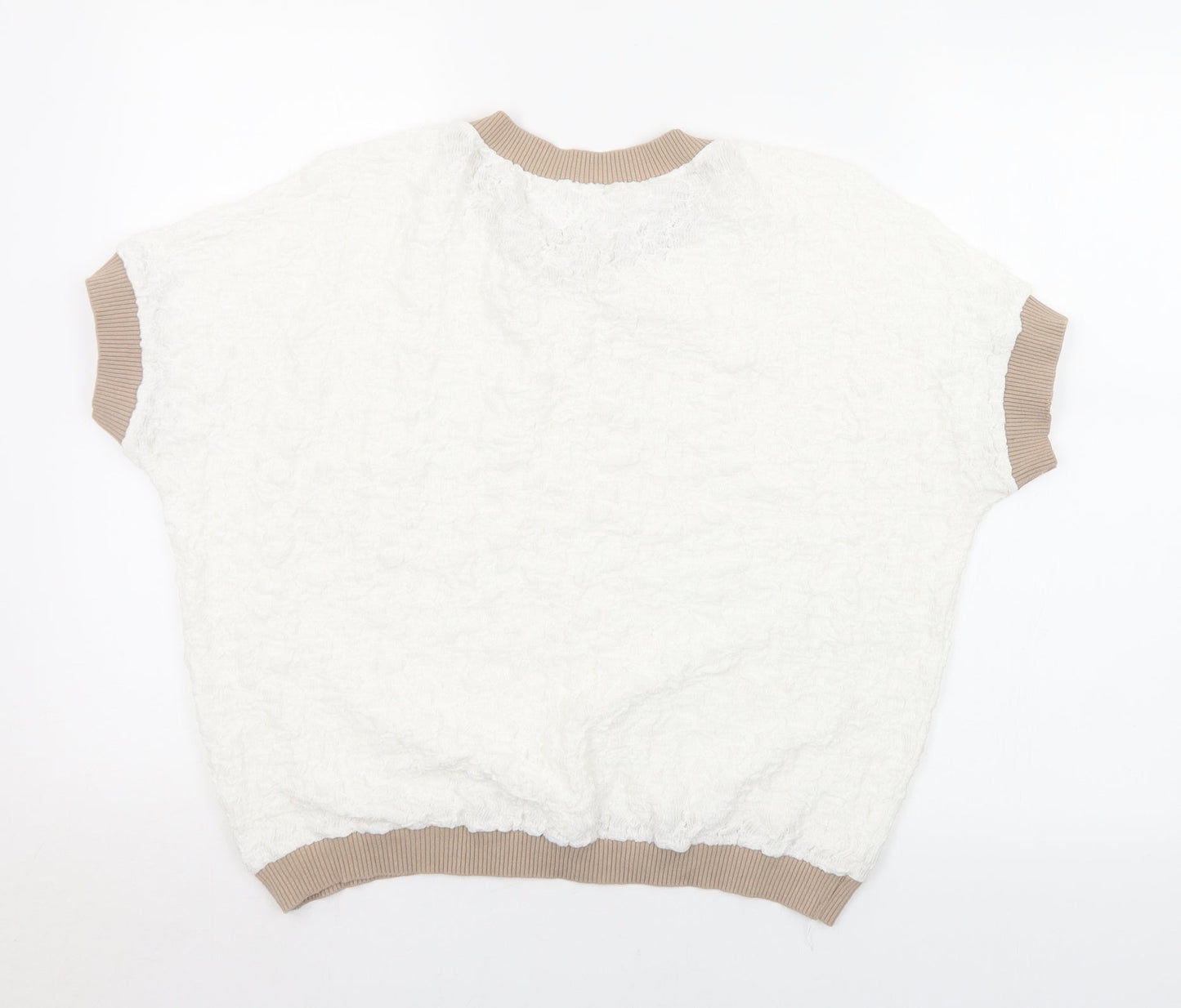 Womens UK Size S Preworn White  T-Shirt