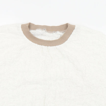 Womens UK Size S Preworn White  T-Shirt