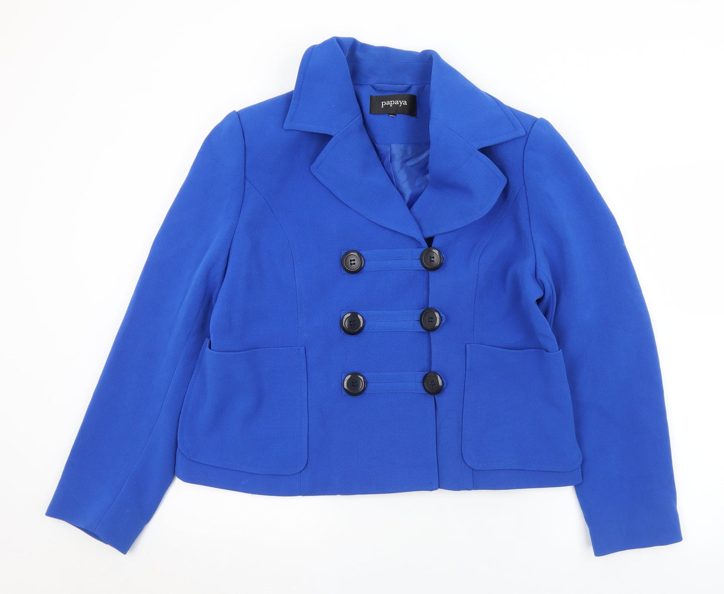 Womens UK Size S Papaya Blue Jacket