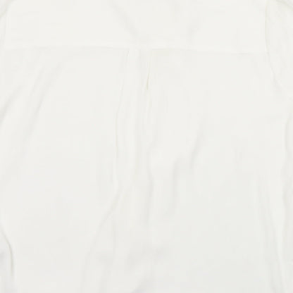 Womens UK Size 12 Monsoon White Basic Blouse