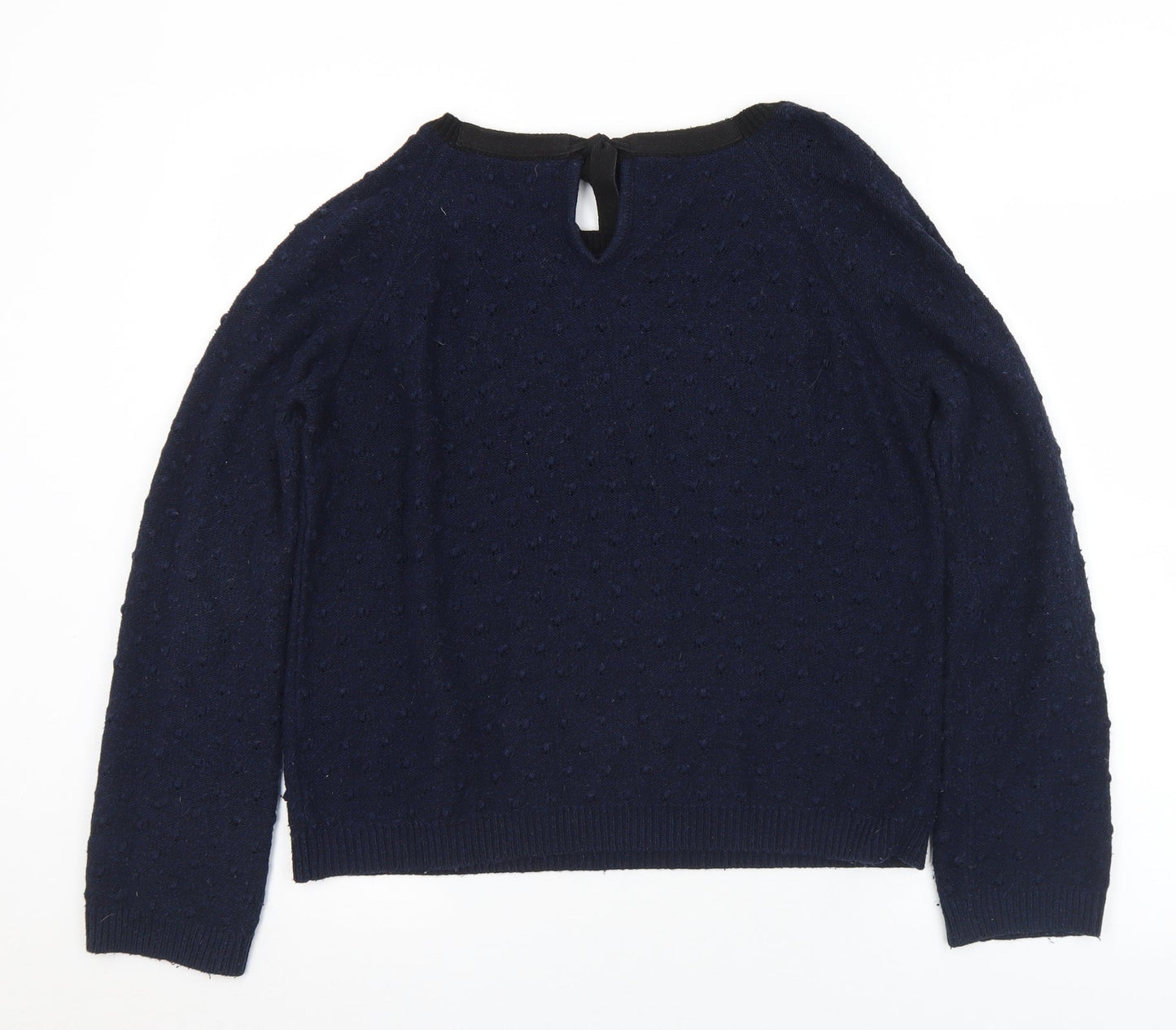 Womens UK Size 10 Topshop Blue Pullover Jumper
