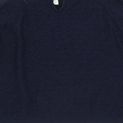 Womens UK Size 10 Topshop Blue Pullover Jumper