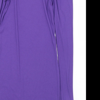 Womens UK Size M Divided Purple Pullover Jumper