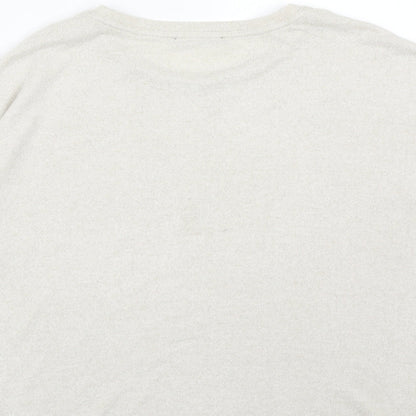 Womens UK Size 14 Marks and Spencer Beige Pullover Jumper