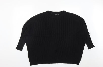 Womens UK Size M Bershka Black Pullover Jumper