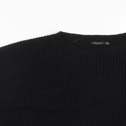 Womens UK Size M Bershka Black Pullover Jumper