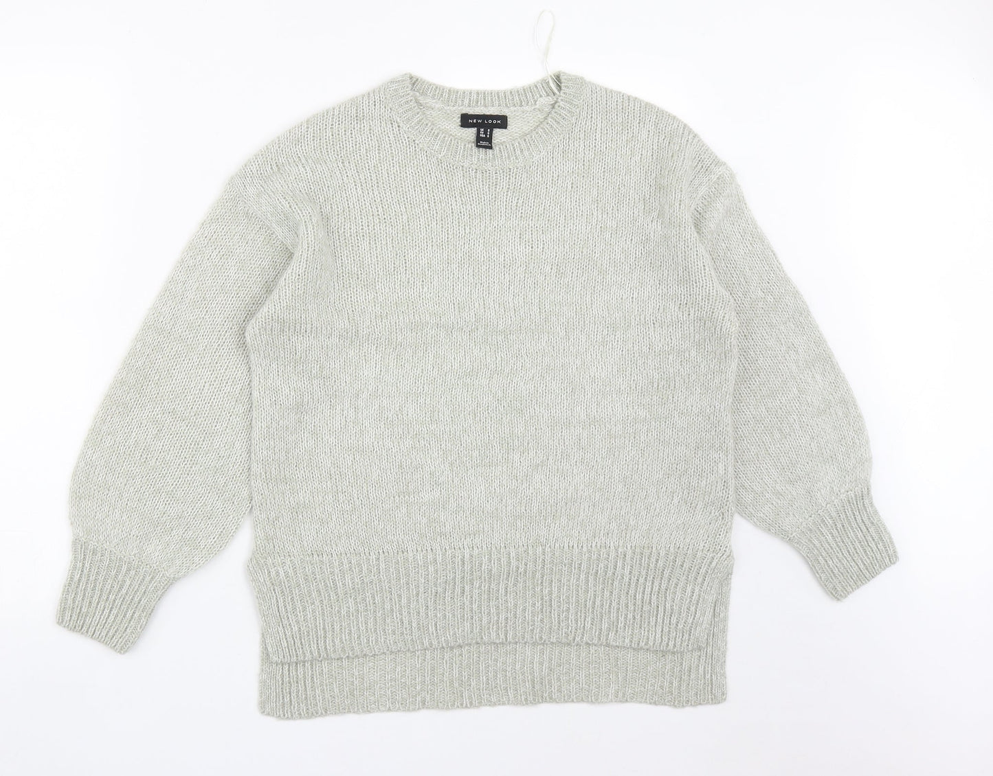Womens UK Size S New Look Grey Pullover Jumper