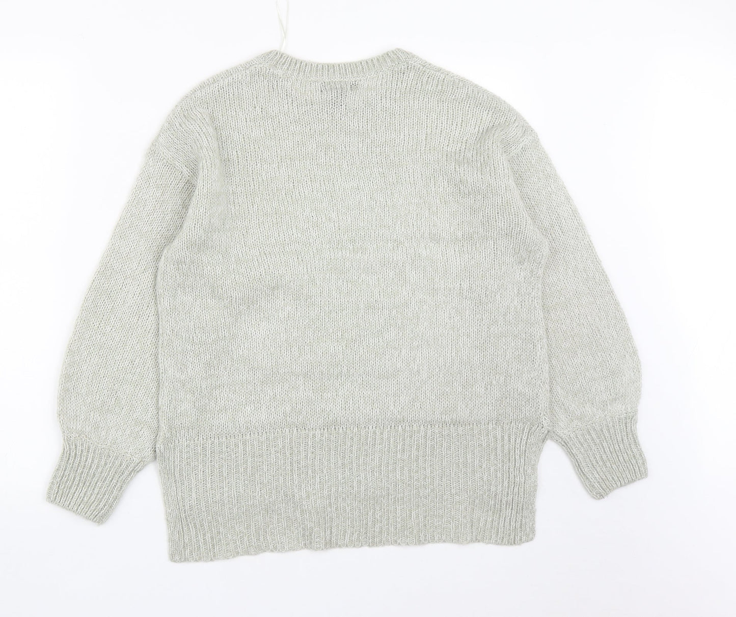 Womens UK Size S New Look Grey Pullover Jumper