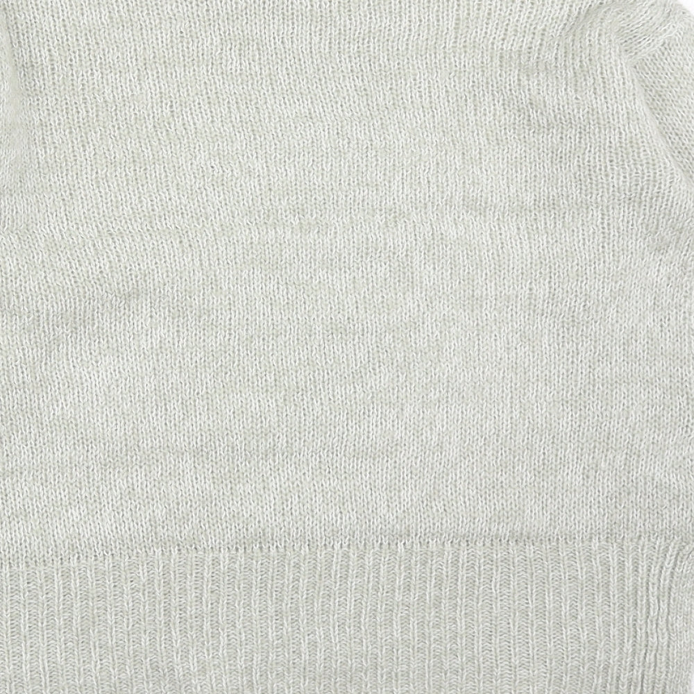 Womens UK Size S New Look Grey Pullover Jumper
