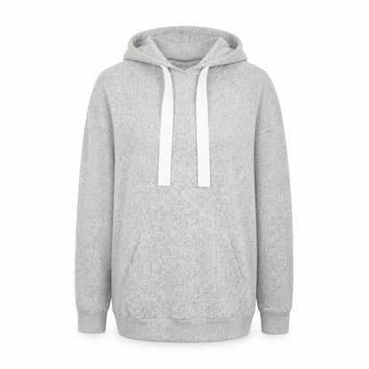 Matalan Womens Grey  Viscose Blend Pullover Hoodie Size M  Drawstring