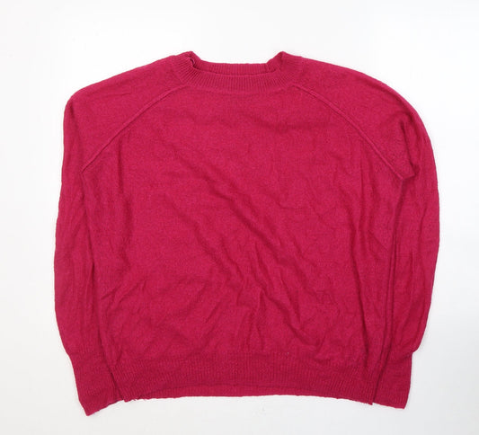 Womens UK Size 14 Topshop Pink Pullover Jumper