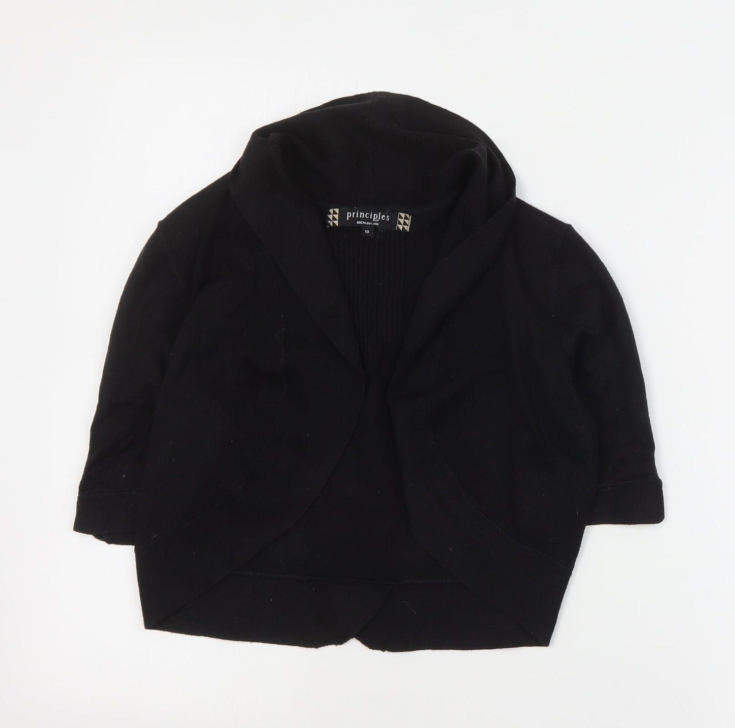 Womens UK Size 10 Principles Black Shrug Jumper