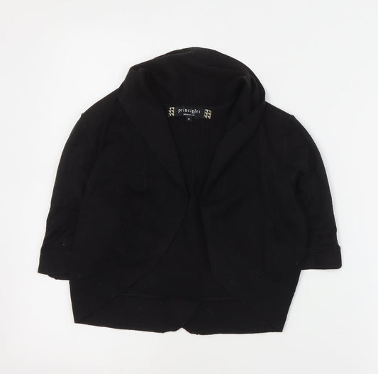 Womens UK Size 10 Principles Black Shrug Jumper