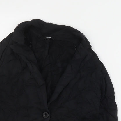 George Womens Black   Jacket Blazer Size 12  Button