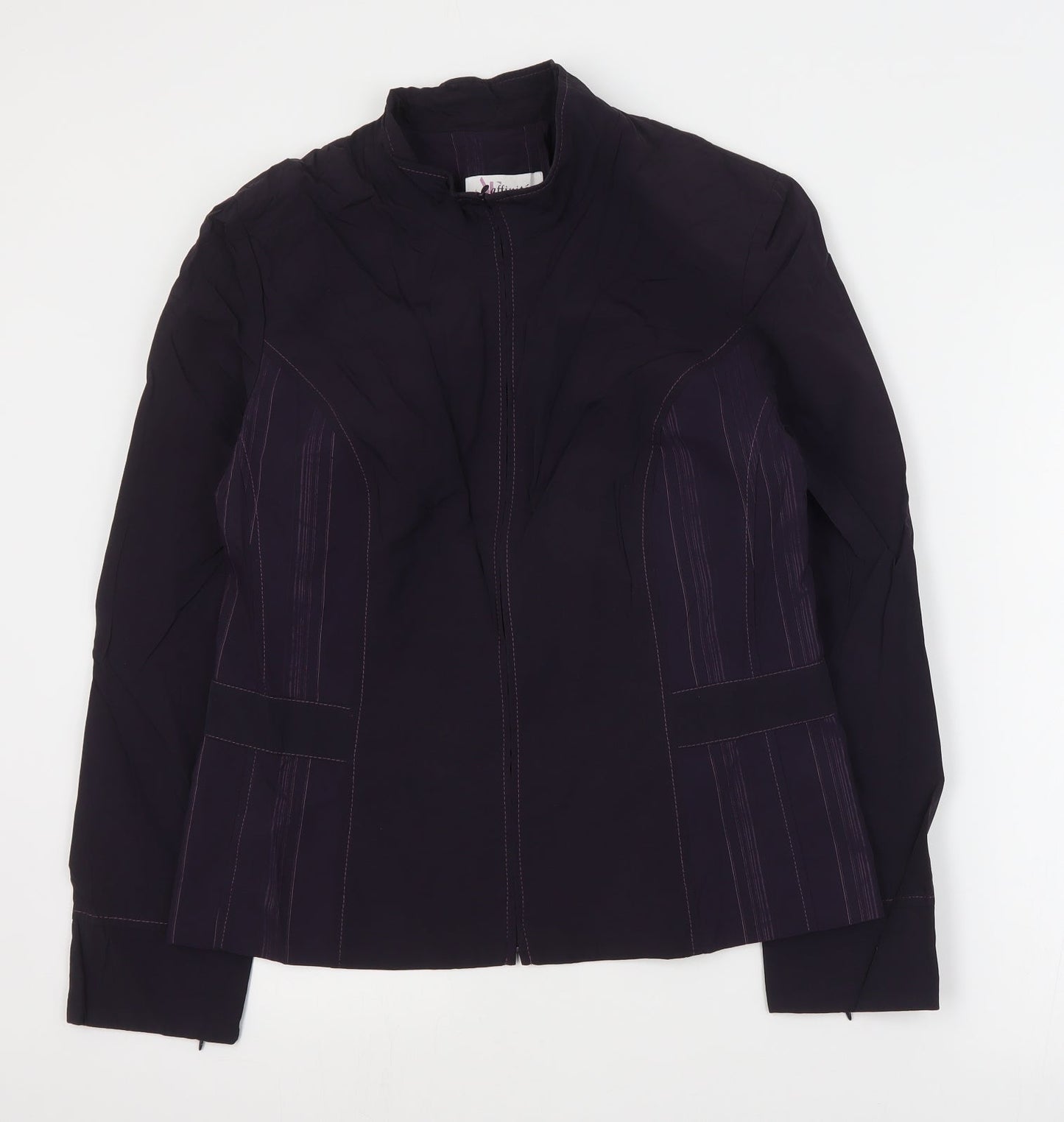 Affinites Womens Purple   Jacket  Size 16  Zip