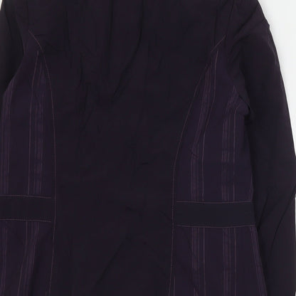 Affinites Womens Purple   Jacket  Size 16  Zip