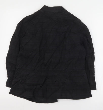 Principles Womens Black Striped  Jacket  Size 14  Button