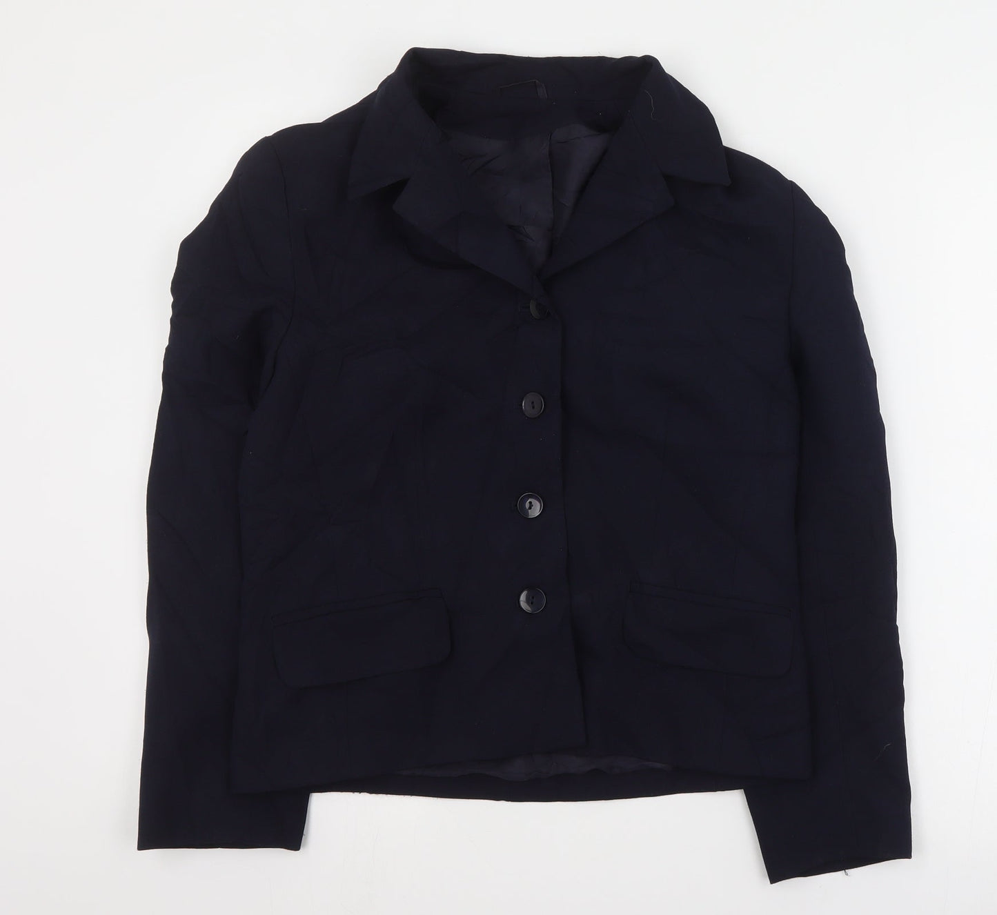 Classic Womens Blue   Jacket Blazer Size 12  Button