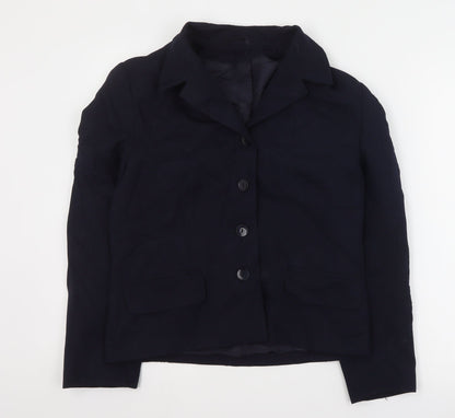 Classic Womens Blue   Jacket Blazer Size 12  Button