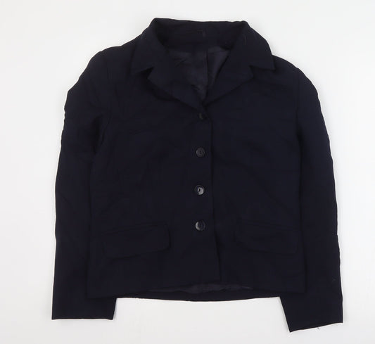 Classic Womens Blue   Jacket Blazer Size 12  Button