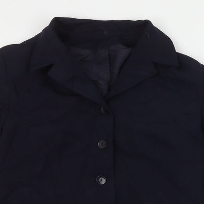 Classic Womens Blue   Jacket Blazer Size 12  Button