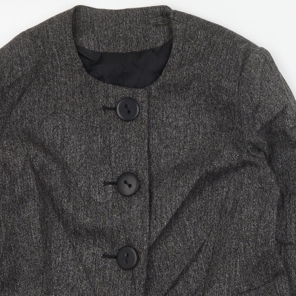 Womens UK Size 16 M&Co Grey Jacket