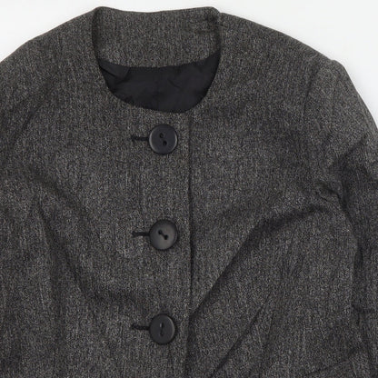 Womens UK Size 16 M&Co Grey Jacket