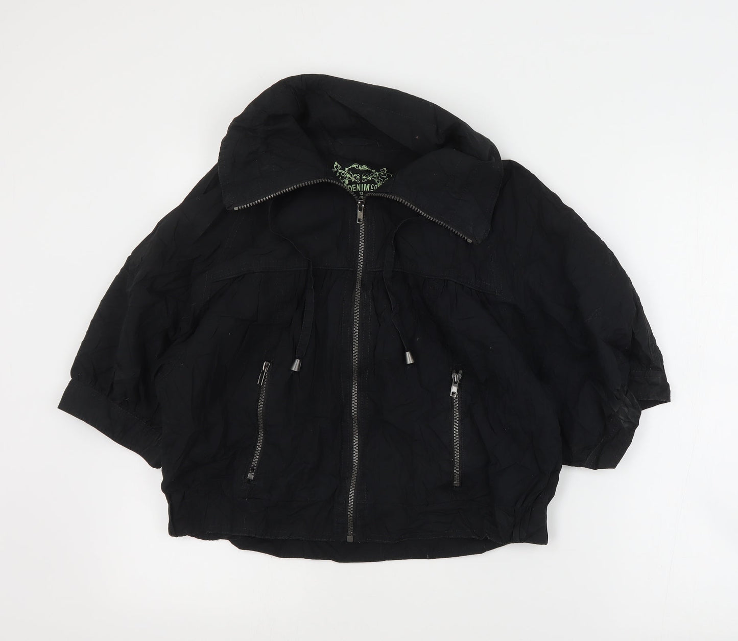 Primark Womens Black   Jacket  Size 12  Zip
