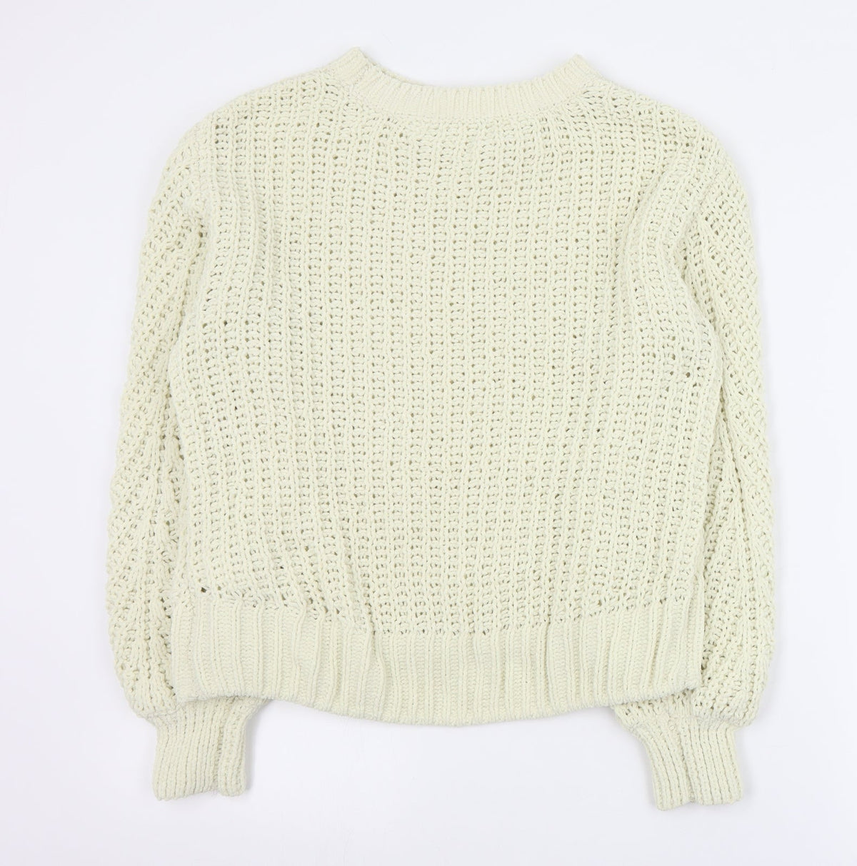 Womens UK Size XS H&M Beige Pullover Jumper