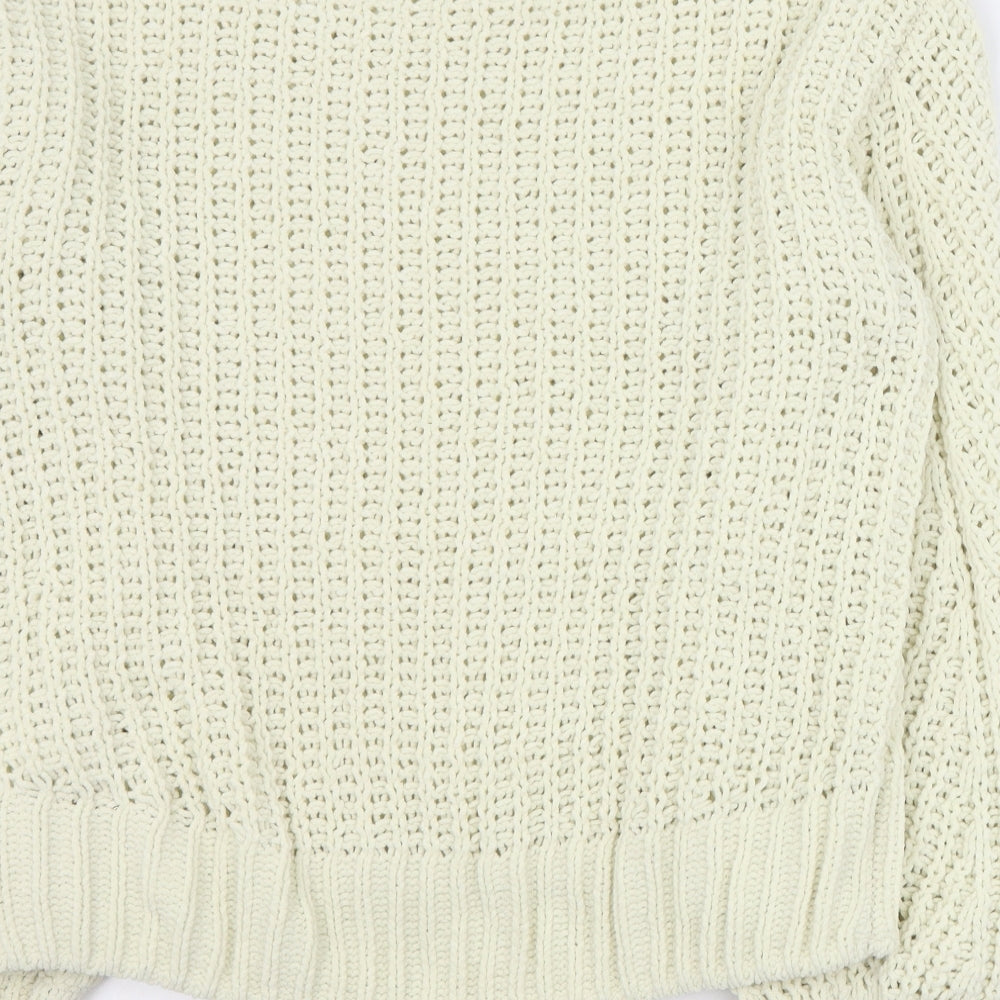 Womens UK Size XS H&M Beige Pullover Jumper