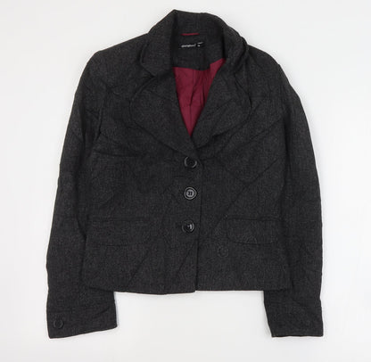 Primark Womens Grey  Polyester Jacket Suit Jacket Size 12