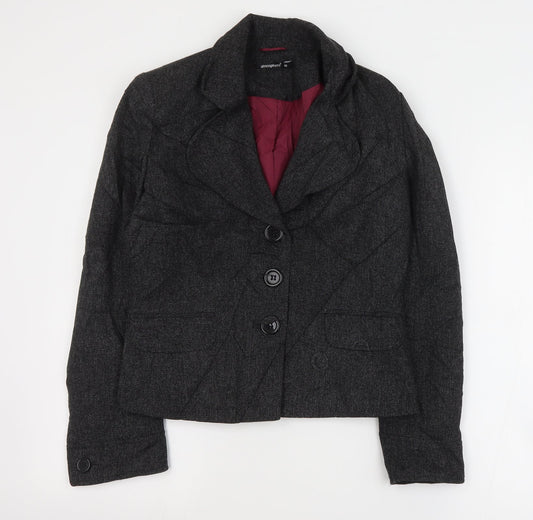 Primark Womens Grey  Polyester Jacket Suit Jacket Size 12