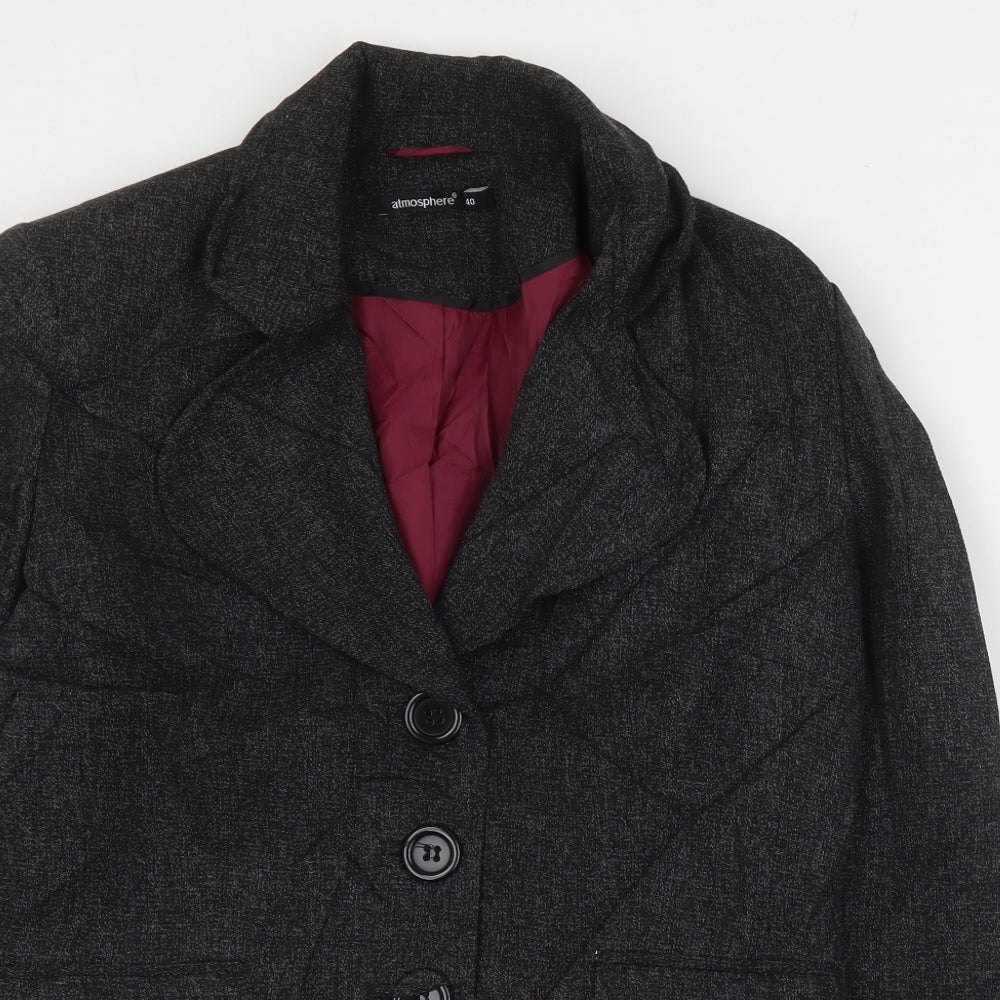 Primark Womens Grey  Polyester Jacket Suit Jacket Size 12