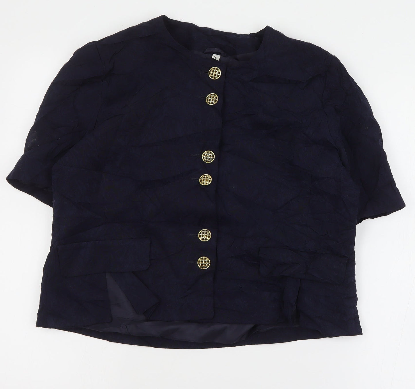 Womens UK Size 16 Preworn Blue Jacket
