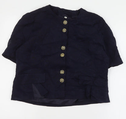 Womens UK Size 16 Preworn Blue Jacket