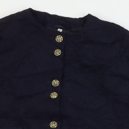 Womens UK Size 16 Preworn Blue Jacket