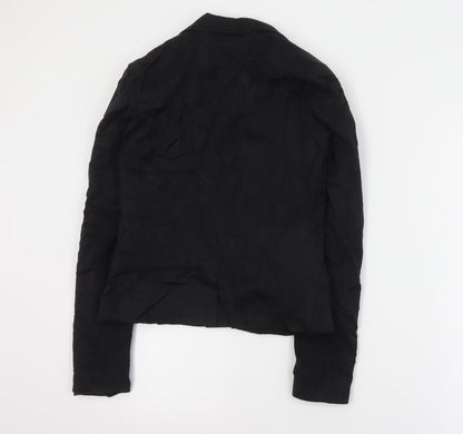 Womens UK Size 8 H&M Black Jacket