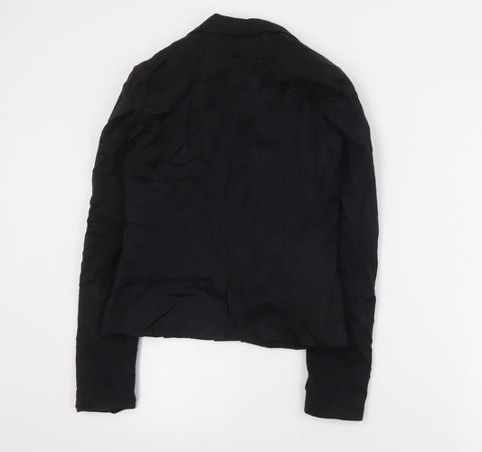 Womens UK Size 8 H&M Black Jacket