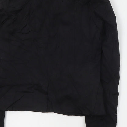 Womens UK Size 8 H&M Black Jacket