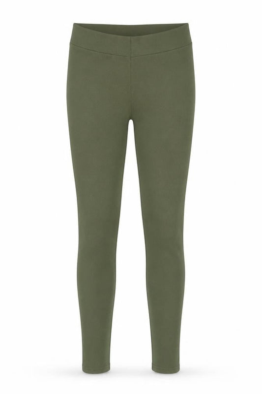 Womens UK Size 10 PRETTYLITTLETHING Regular Fit Jegging Green Trousers