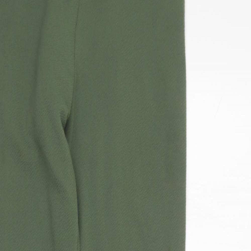 Womens UK Size 10 PRETTYLITTLETHING Regular Fit Jegging Green Trousers