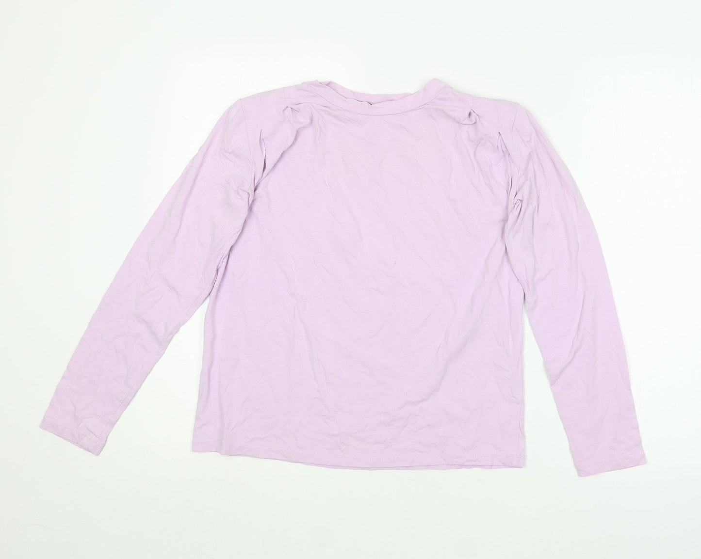 Womens UK Size S Dunnes Stores Purple Basic T-Shirt